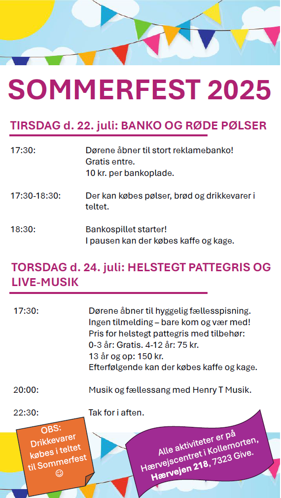 Sommerfest 2025 - program